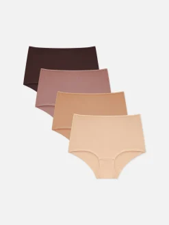 Culotte|Primark Lot De 4 culottes Hautes Neutres Naturel