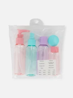 Accessoires De Soins|Accessoires Voyages|Primark Lot De Flacons De Voyage Multicolore