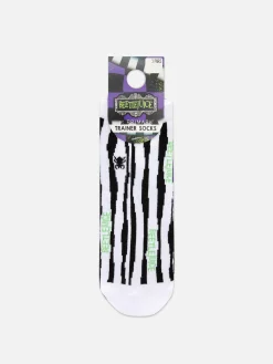 Beetlejuice|Tout Halloween|Primark Lot De 3 paires De Chaussettes Basses Beetlejuice Violet