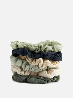 Accessoires Cheveux|Primark Lot De 6 petits Chouchous Doux Vert