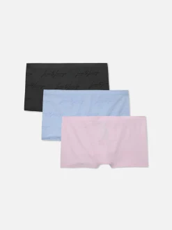 Culotte|Primark Lot De 3 shortys élastiqués Anthracite