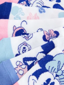 Chaussettes Et Collants|Primark Lots De 7 paires De Socquettes Disney Minnie Mouse Multicolore