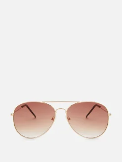 Lunettes De Soleil|Primark Lunettes De Soleil Rondes Teintées Marron