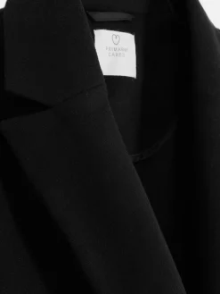 Manteaux Et Vestes|Primark Manteau à Boutonnage Simple Classique Noir