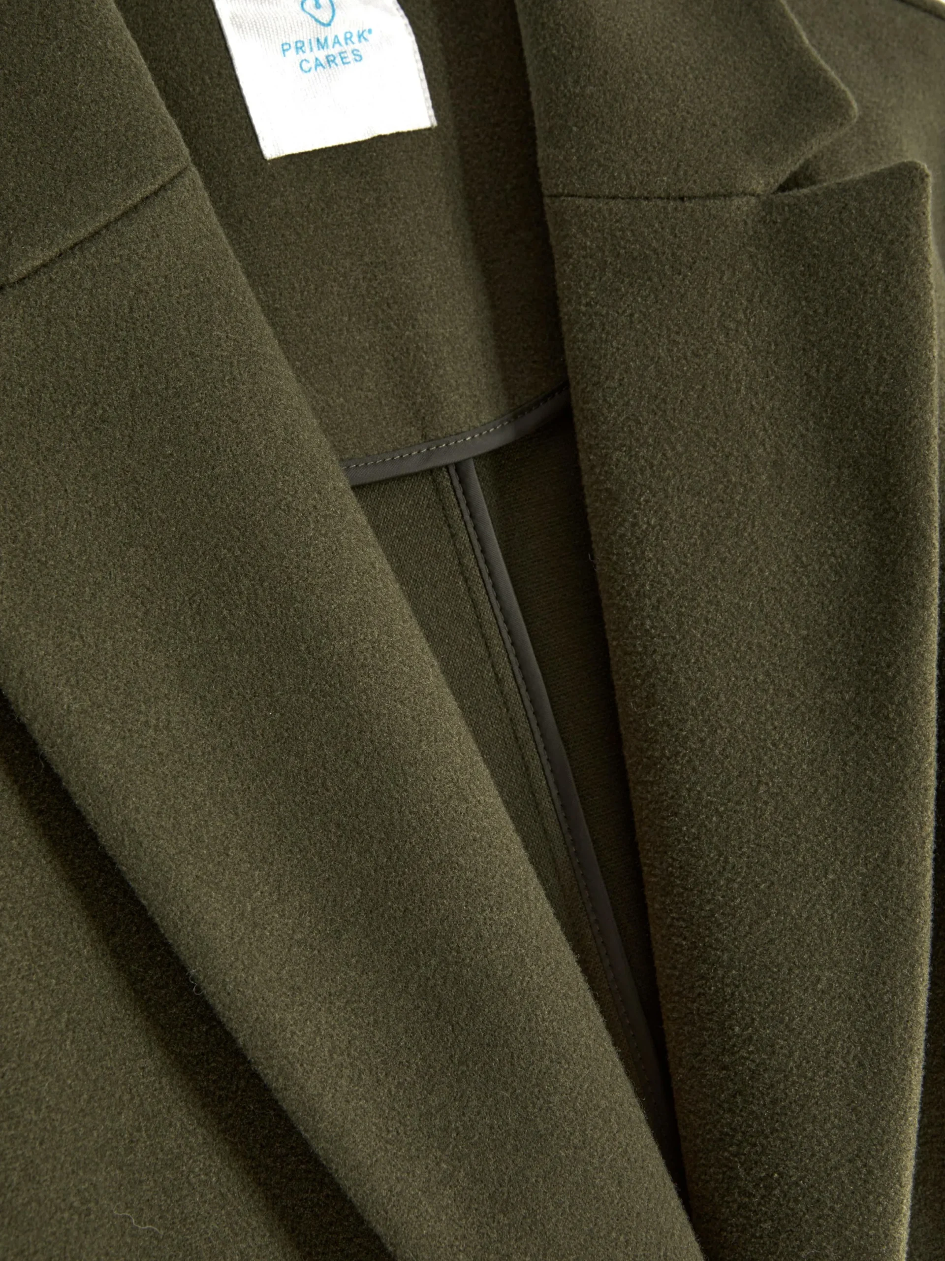 Manteaux Et Vestes|Primark Manteau à Boutonnage Simple Classique Kaki