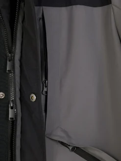 Manteaux Et Vestes|Primark Manteau Court Color Block Anthracite