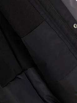 Manteaux Et Vestes|Primark Manteau Court Color Block Anthracite