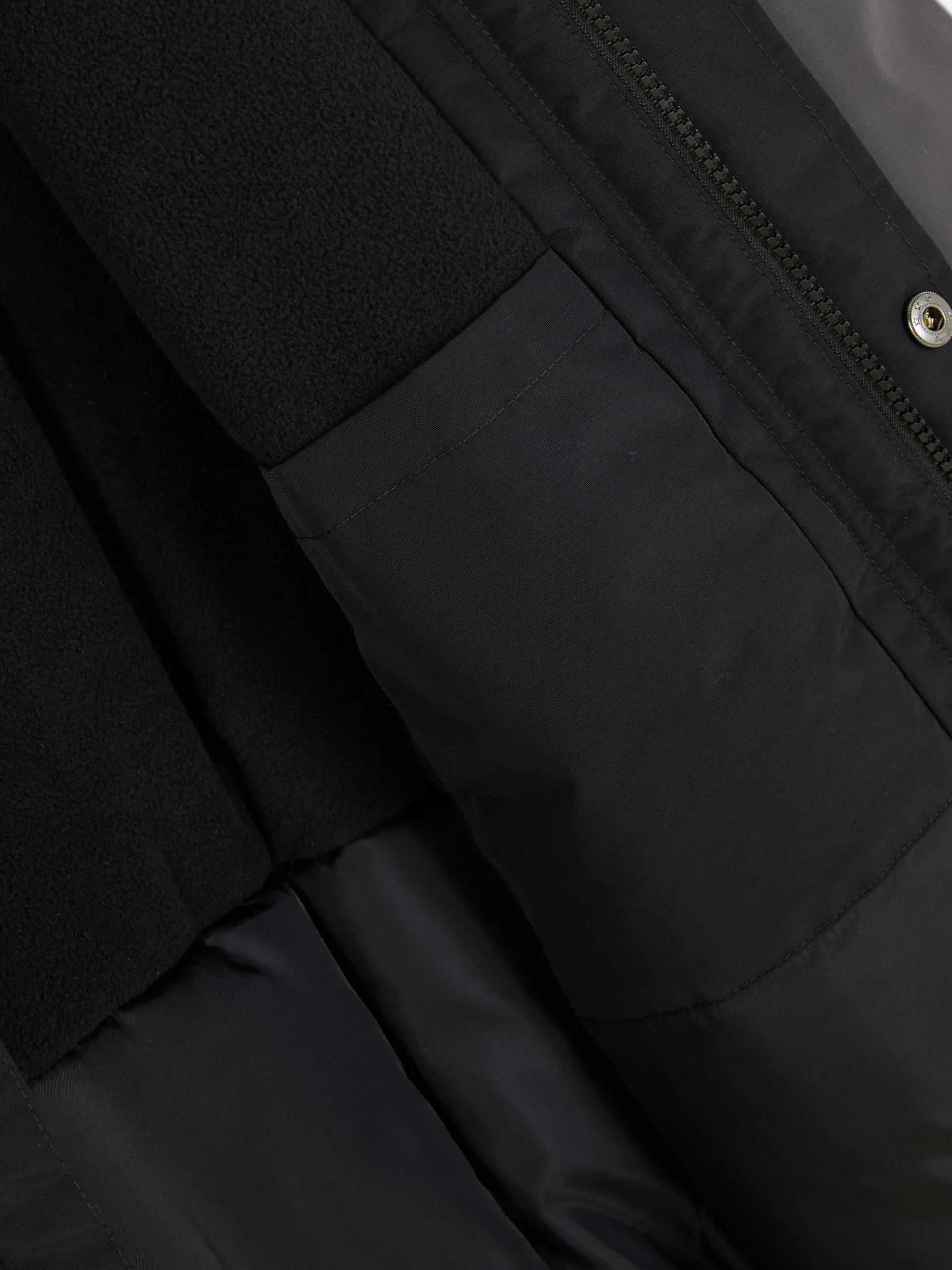 Manteaux Et Vestes|Primark Manteau Court Color Block Anthracite