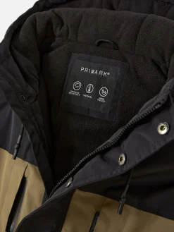 Manteaux Et Vestes|Primark Manteau Court Color Block Fauve