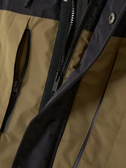 Manteaux Et Vestes|Primark Manteau Court Color Block Fauve