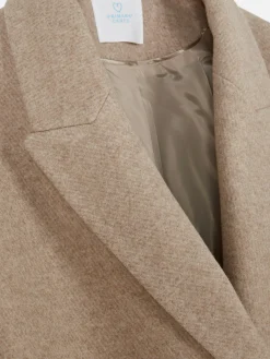 Manteaux Et Vestes|Primark Manteau Croisé En Sergé Écru