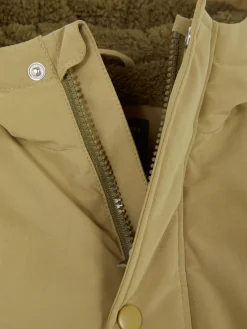 Manteaux Et Vestes|Primark Manteau Doublé Et Duveteux à Boutons Fauve