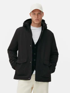 Manteaux Et Vestes|Primark Manteau Matelassé Court Noir