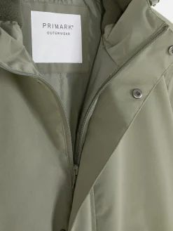 Manteaux Et Vestes|Primark Manteau Matelassé Court Vert