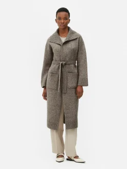 Pulls Et Gilets|Primark Manteau-cardigan Long Tricoté Taupe