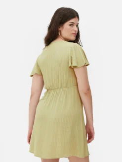 Robes|Primark Mini Robe à Manches Courtes Vert clair