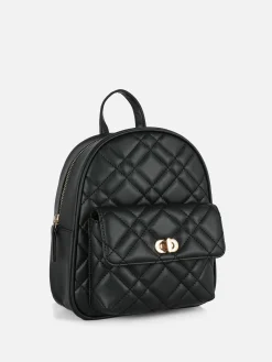 Sacs Et Porte-Monnaie|Primark Mini Sac à Dos Matelassé Noir