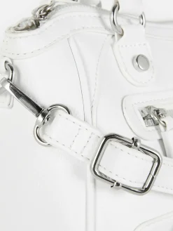 Sacs Et Porte-Monnaie|Primark Mini Sac à Main Fourre-tout En Simili Cuir Blanc