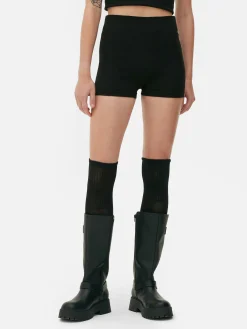 Shorts|Primark Mini Short Sans Coutures Rita Ora Noir