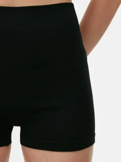 Shorts|Primark Mini Short Sans Coutures Rita Ora Noir