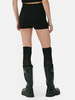Shorts|Primark Mini Short Sans Coutures Rita Ora Noir