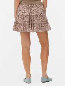 Jupes|Primark Mini-jupe En Mousseline à Superposition Rose