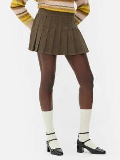 Jupes|Denim|Primark Mini-jupe En Velours Côtelé Rita Ora Fauve