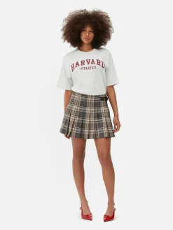 Jupes|Primark Mini-jupe Plissée à Ceinture Gris