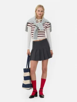 Jupes|Primark Mini-jupe Plissée Rita Ora Gris