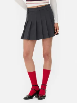 Jupes|Primark Mini-jupe Plissée Rita Ora Gris