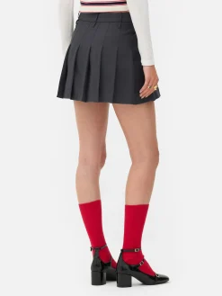 Jupes|Primark Mini-jupe Plissée Rita Ora Gris