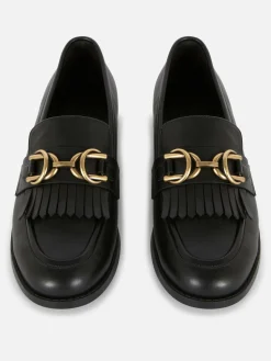 Ballerines|Primark Mocassins à Boucle Et à Franges Noir