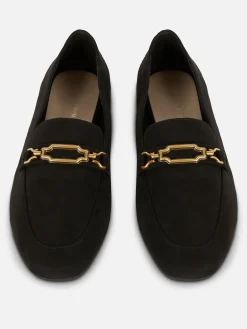 Ballerines|Primark Mocassins Avec Chaîne - Pointure Large Noir