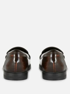 Ballerines|Primark Mocassins En Simili Cuir Marron