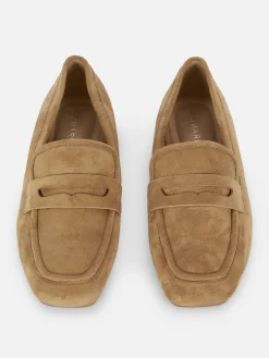 Ballerines|Primark Mocassins En Suédine Fauve