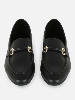 Ballerines|Primark Mocassins Habillés à Mors Noir