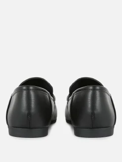 Ballerines|Primark Mocassins Habillés à Mors Noir
