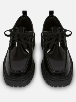 Ballerines|Primark Mocassins épais à Lacets Rita Ora Noir