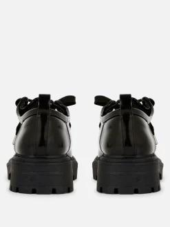 Ballerines|Primark Mocassins épais à Lacets Rita Ora Noir