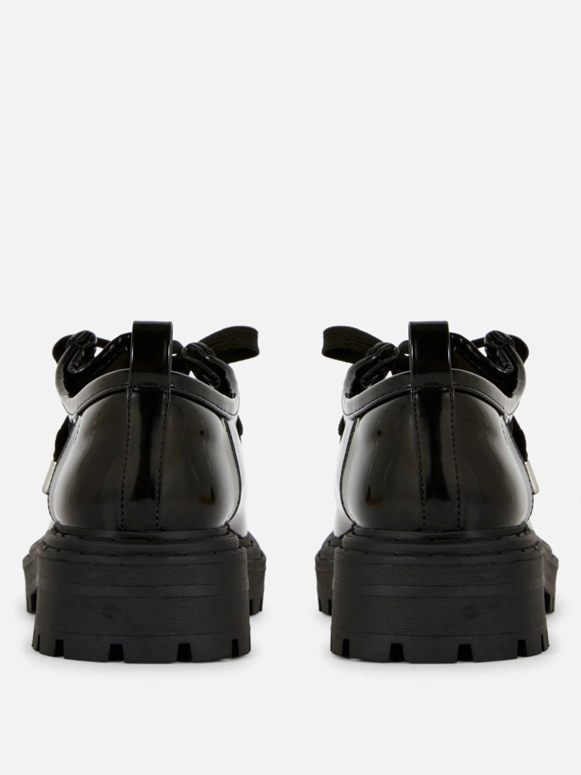 Ballerines|Primark Mocassins épais à Lacets Rita Ora Noir