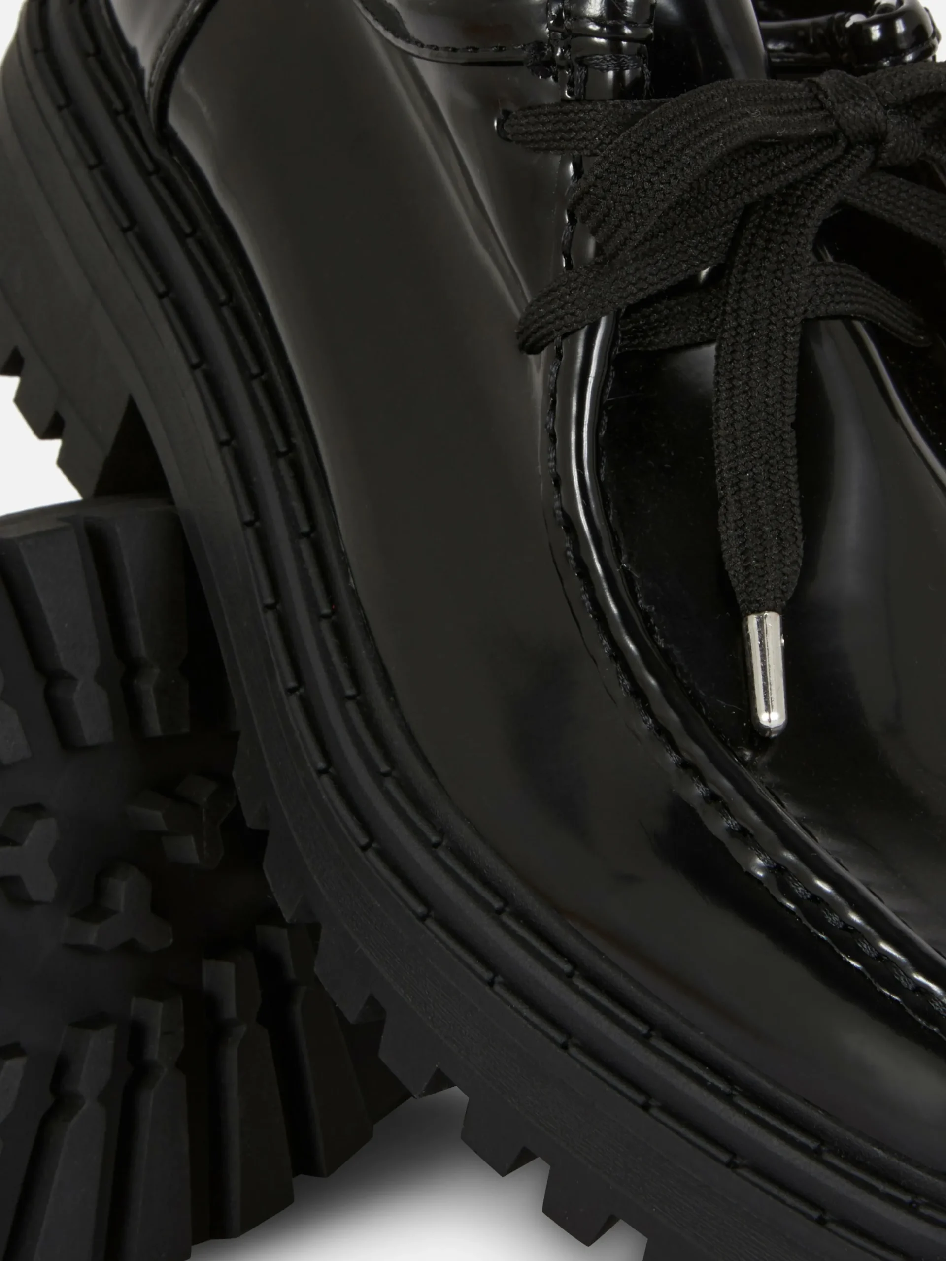 Ballerines|Primark Mocassins épais à Lacets Rita Ora Noir