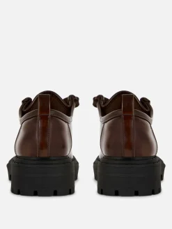 Ballerines|Primark Mocassins épais à Lacets Rita Ora Marron