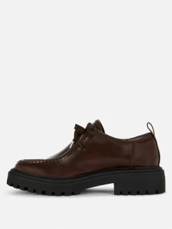 Ballerines|Primark Mocassins épais à Lacets Rita Ora Marron