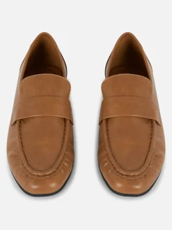 Ballerines|Primark Mocassins Ruchés Rita Ora Fauve