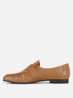 Ballerines|Primark Mocassins Ruchés Rita Ora Fauve