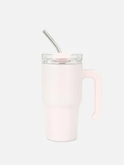 Tasses Et Mugs|Primark Mug Isotherme En Acier Inoxydable 0,56 l Rose clair