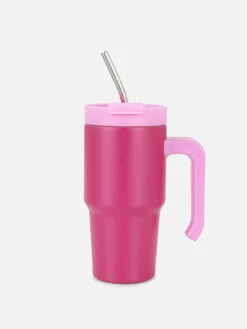Tasses Et Mugs|Primark Mug Isotherme En Acier Inoxydable 0,56 l Fuchsia