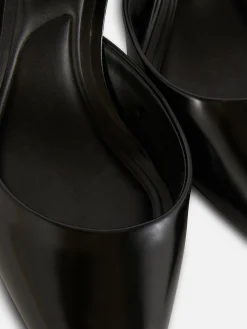 Vêtements Gothiques|Chaussures À Talons|Primark Mules Pointues à Petits Talons Noir