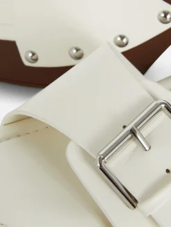 Chaussures À Talons|Primark Mules Sabots à Talons épais Rita Ora Blanc