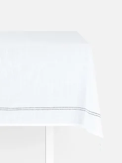 Art De La Table|Primark Nappe à Détail Surpiqué Blanc